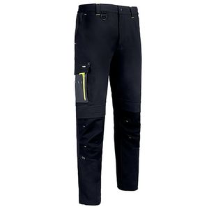 Beeswift FlexWorkwear Trousers Black/Grey 44R SFTBLGY44R