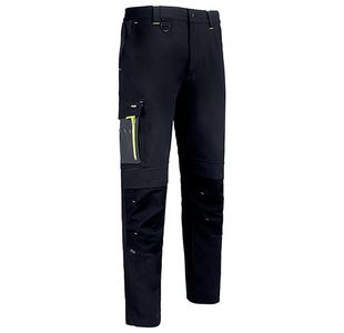 Beeswift FlexWorkwear Trousers Black/Grey 42S SFTBLGY42S