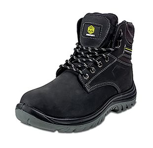 Beeswift Dual Density PU Steel Toe Cap Ankle Boots 1Pr Black 13 CF56BL13