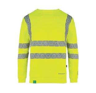 Beeswift Envirowear High Visibility Sweatshirt Saturn Yellow M EWCSSSYM