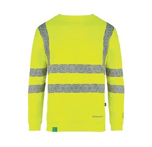 Beeswift Envirowear High Visibility Sweatshirt Saturn Yellow XL EWCSSSYXL