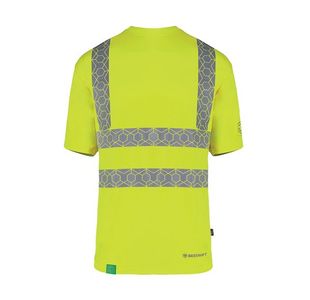 Beeswift Envirowear High Visibility Short Sleeve T-Shirt Saturn Yellow L EWCTSSYL