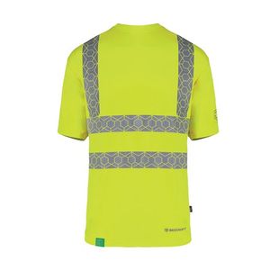 Beeswift Envirowear High Visibility Short Sleeve T-Shirt Saturn Yellow 5XL EWCTSSY5xL