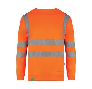 Beeswift Envirowear High Visibility Sweatshirt Orange M EWCSSORM