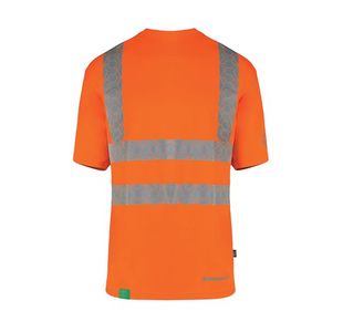 Beeswift Envirowear High Visibility Short Sleeve T-Shirt Orange XL EWCTSORXL