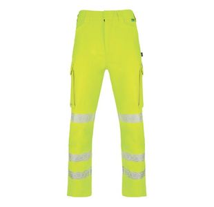 Beeswift Envirowear High Visibility Trousers Saturn Yellow 30T EWCTRSY30T