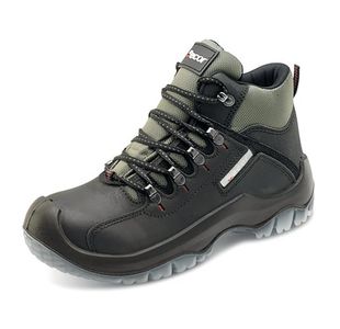 Beeswift Click Traders Traxion Xtra Grip S3 Leather Upper Boots 1Pr Black 10.5 TBBL10.5