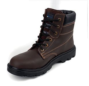 Beeswift Sherpa Dual Density 6 Inch S3 Lace Up Water Resistant Boots 1Pr Brown 12 SBBR12