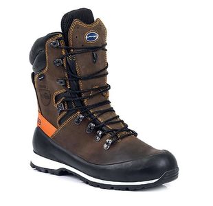 Beeswift Elite Forestry Chainsaw Protection Lace Up Boots 1Pr Brown 7 LAV167107