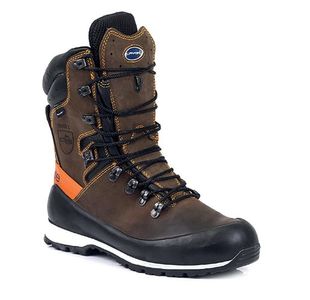 Beeswift Elite Forestry Chainsaw Protection Lace Up Boots 1Pr Brown 12 LAV167112