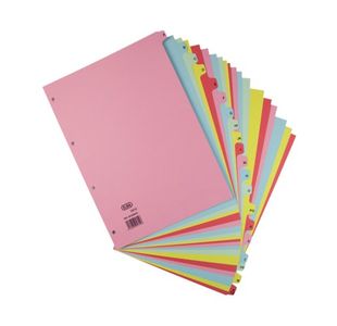 Elba A-Z Card Dividers A4 Assorted 400021450