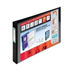 Elba Vision 30mm 4D-Ring Binder Oblong A3 Black 100082459