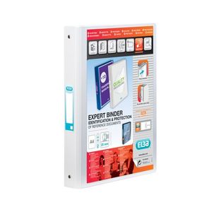 Elba Vision 25mm 2 O-Ring Presentation Binder A4 White 100080889