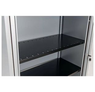 Bisley Slotted Shelf 914x390x27mm Black For Bisley Cupboards and Tambour Units BSSGY