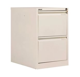 Bisley 2 Drawer Filing Cabinet Lockable 470x622x711mm Chalk BS2E/CHK