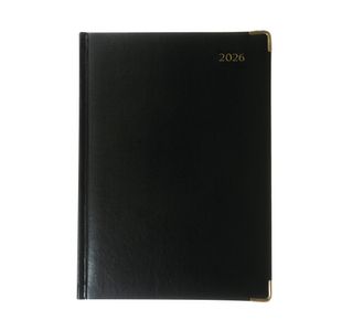 Collins Manager Diary Day Per Page Appointment Black 2026 1200V26