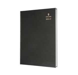 Collins Academic Diary Day Per Page A4 Black 2026-2027 44MBLK26