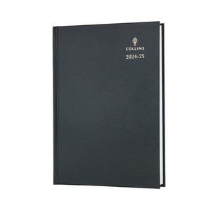 Collins Academic Diary Day Per Page A5 Black 2025-2026 52MBLK25