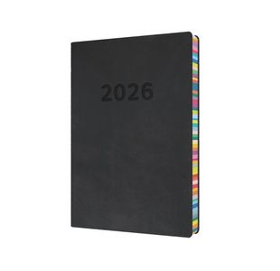 Collins Edge Diary Day Per Page A5 Charcoal 2026 ED151.U96-26