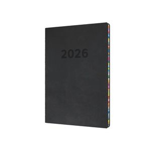 Collins Edge Diary Week To View A5 Charcoal 2026 ED153.U96-26