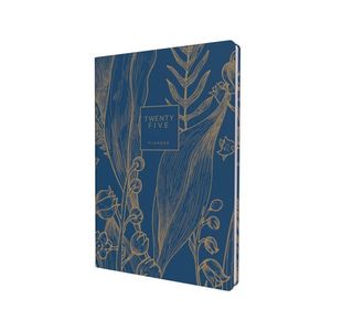Collins Tara A5 Diary Day Per Page with Appointments 2025 Navy Blue TA151.59-25