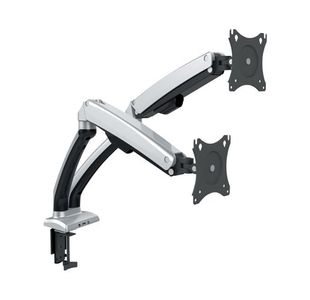 Contour Ergonomics Double Monitor Arm Black/Silver CE04632