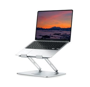 Contour Ergonomics Adjustable Aluminium Laptop Stand For Laptops Up To 17 Inches Silver CE10135