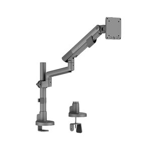 Contour Ergonomics Single Pole-Mounted Monitor Arm Space Grey CE10182