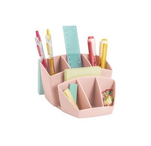 CEP Mineral Desk Tidy with 8 Sections Pink 105802681