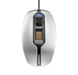 Cherry MC 4900 Wired Fingerprint Mouse Silver/Black JM-A4900