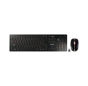 Cherry DW 9100 Slim USB Wireless Keyboard and Mouse Set UK Black/Bronze JD-9100GB-2