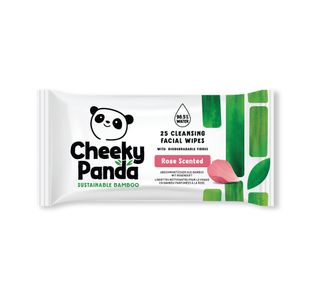 Cheeky Panda Bamboo Facial Cleansing Wipes 25 Wipes Rose (Pack of 6) FACEWROSMUL6-GBR