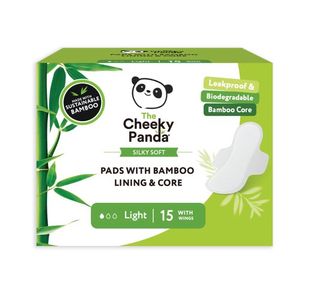Cheeky Panda Pads with Bamboo Lining + Core Light (Pack of 6) SPADS240mm