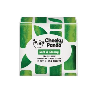 Cheeky Panda 2-Ply Toilet Tissue Travel Bulk Pack of 36 TOILTB2BBULK36