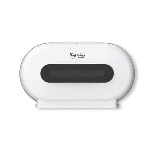 Cheeky Panda Pro Twin Micro Core Maxi Jumbo Dispenser White NJ-FQ-006A