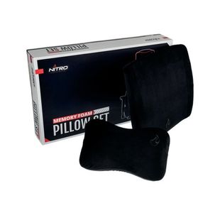 Nitro Concepts Ergonomic Memory Foam Pillow Set Black GC-03V-NR