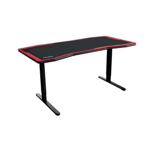 Nitro Concepts D16M Gaming Desk Height Adjustable 1600x800x725-825mm Carbon Red GC-053-NR