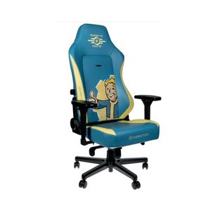 noblechairs HERO Gaming Chair Fallout Vault-Tec Edition Blue/Yellow GC-02D-NC