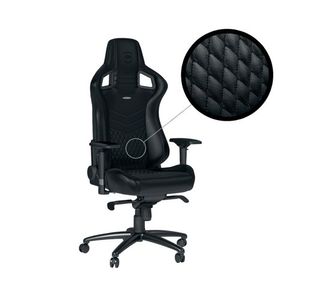 noblechairs EPIC Gaming Chair Real Leather Black GC-005-NC
