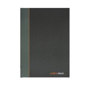 Ideal A4 Cashbook Casebound Feint 192 Pages Black 6428