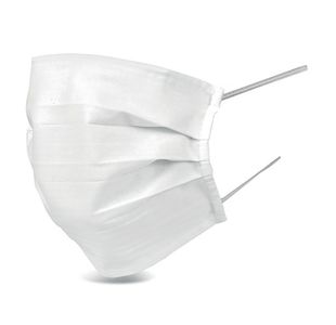 Beeswift B-Click Medical Cotton Face Mask Reusable White CM1750