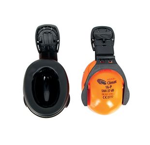 Climax 16P Ear Defenders SNR 25 Orange/Black CXED