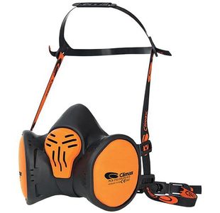Climax Ffabek1p3 Maintenance Free Half Mask Black/Orange CXPCX730