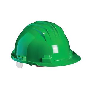 Climax Wheel Ratchet Safety Helmet Green CX5RGG