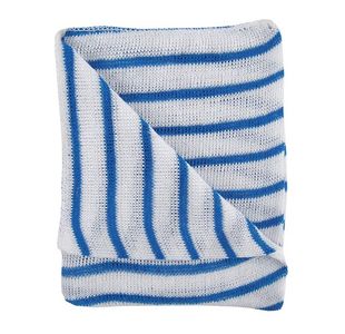 Hygiene Dishcloths 406x304mm/16x12 Inch Blue/White (Pack of 10) 100755B