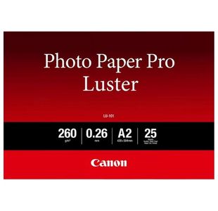 Canon Pro Luster A2 Photo Paper 25 Sheets (Pack of 25) 6211B026