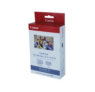 Canon KC-36IP Colour Ink and 54 x 86mm Paper Set 36 Sheets 7739A001