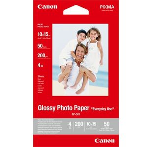 Canon Glossy Photo Paper 4x6in (Pack of 50) 0775B081