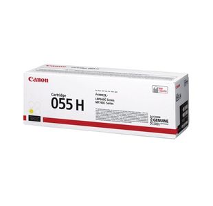 Canon 055H Toner Cartridge High Yield Yellow 3017C002