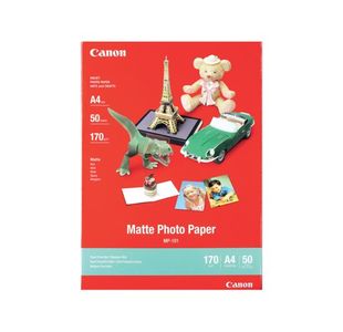 Canon A4 Photo Paper 170gsm Matte (Pack of 50) MP-101 A4